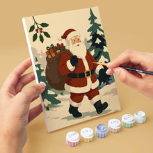 Load image into Gallery viewer, Mini Paint by numbers 15x20cm (6 pieces) - Christmas Storybook