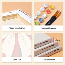 Load image into Gallery viewer, Mini Paint by numbers 15x20cm (6 pieces) - Cozy Christmas Cheer