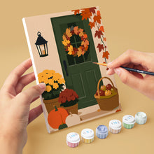 Load image into Gallery viewer, Mini Paint by numbers 15x20cm (6 pieces) - Welcome Home Autumn