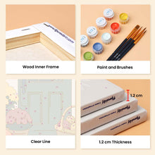Load image into Gallery viewer, Mini Paint by numbers 15x20cm (6 pieces) - Welcome Home Autumn