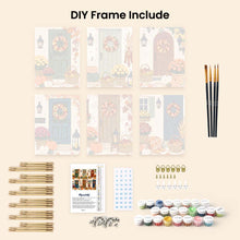 Load image into Gallery viewer, Mini Paint by numbers 15x20cm (6 pieces) - Welcome Home Autumn