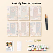 Load image into Gallery viewer, Mini Paint by numbers 15x20cm (6 pieces) - Welcome Home Autumn