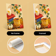 Load image into Gallery viewer, Mini Paint by numbers 15x20cm (6 pieces) - Pumpkin Spice Season