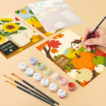 Load image into Gallery viewer, Mini Paint by numbers 15x20cm (6 pieces) - Harvest Market Days
