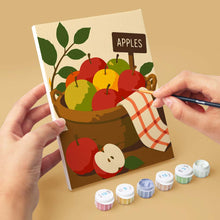 Load image into Gallery viewer, Mini Paint by numbers 15x20cm (6 pieces) - Harvest Market Days