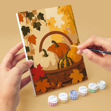 Load image into Gallery viewer, Mini Paint by numbers 15x20cm (6 pieces) - Wild Autumn Harvest