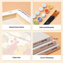 Load image into Gallery viewer, Mini Paint by numbers 15x20cm (6 pieces) - Wild Autumn Harvest