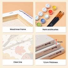 Load image into Gallery viewer, Mini Paint by numbers 15x20cm (6 pieces) - Woodland Harvest