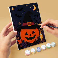 Load image into Gallery viewer, Mini Paint by numbers 15x20cm (6 pieces) - Spooky Season Friends