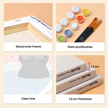 Load image into Gallery viewer, Mini Paint by numbers 15x20cm (6 pieces) - Cat Life
