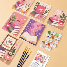 Load image into Gallery viewer, Mini Paint by numbers 15x20cm (6 pieces) - Magic Reading Vibes