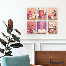 Load image into Gallery viewer, Mini Paint by numbers 15x20cm (6 pieces) - Magic Reading Vibes