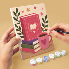 Load image into Gallery viewer, Mini Paint by numbers 15x20cm (6 pieces) - Magic Reading Vibes