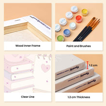 Load image into Gallery viewer, Mini Paint by numbers 15x20cm (6 pieces) - Magic Reading Vibes