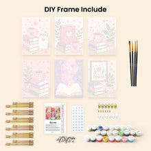 Load image into Gallery viewer, Mini Paint by numbers 15x20cm (6 pieces) - Magic Reading Vibes