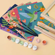 Load image into Gallery viewer, Mini Paint by numbers 15x20cm (6 pieces) - Bloom and Birdsong