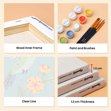 Load image into Gallery viewer, Mini Paint by numbers 15x20cm (6 pieces) - Bloom and Birdsong