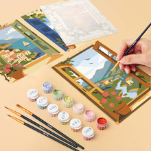 Load image into Gallery viewer, Mini Paint by numbers 15x20cm (6 pieces) - Ocean View Windows