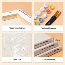 Load image into Gallery viewer, Mini Paint by numbers 15x20cm (6 pieces) - Ocean View Windows