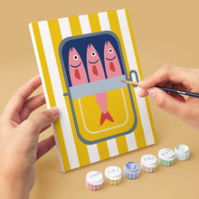 Load image into Gallery viewer, Mini Paint by Numbers Set 15x20cm (6 pieces) - Pop Art Pantry