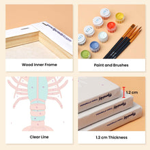 Load image into Gallery viewer, Mini Paint by Numbers Set 15x20cm (6 pieces) - Pop Art Pantry