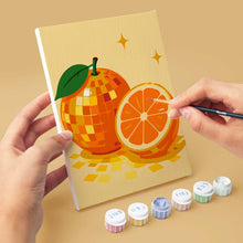 Load image into Gallery viewer, Mini Paint by Numbers Set 15x20cm (6 pieces) - Disco Fruit Collection