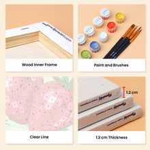 Load image into Gallery viewer, Mini Paint by Numbers Set 15x20cm (6 pieces) - Disco Fruit Collection