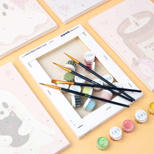 Load image into Gallery viewer, Mini Paint by Numbers Set 15x20cm (6 pieces) - Cute Pink Halloween