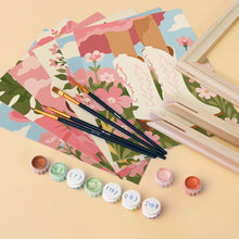 Load image into Gallery viewer, Mini Paint by Numbers Set 15x20cm (6 pieces) - Pink Cowgirl