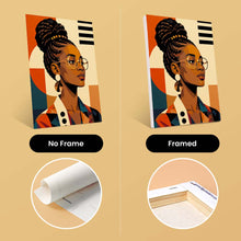 Load image into Gallery viewer, Mini Paint by Numbers Set 15x20cm (6 pieces) - Afro Pop Art Portraits