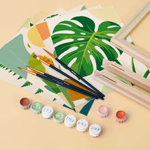 Load image into Gallery viewer, Mini Paint by Numbers Set 15x20cm (6 pieces) - Botanical Illustrations