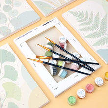 Load image into Gallery viewer, Mini Paint by Numbers Set 15x20cm (6 pieces) - Botanical Illustrations