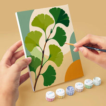 Load image into Gallery viewer, Mini Paint by Numbers Set 15x20cm (6 pieces) - Botanical Illustrations