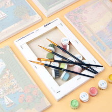 Load image into Gallery viewer, Mini Paint by Numbers Set 15x20cm (6 pieces) - Window Views