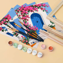 Load image into Gallery viewer, Mini Paint by Numbers Set 15x20cm (6 pieces) - Greek Charm