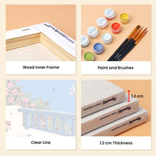 Load image into Gallery viewer, Mini Paint by Numbers Set 15x20cm (6 pieces) - Greek Charm