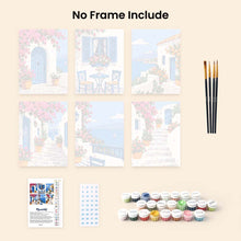 Load image into Gallery viewer, Mini Paint by Numbers Set 15x20cm (6 pieces) - Greek Charm