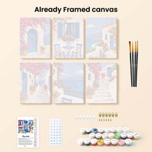 Load image into Gallery viewer, Mini Paint by Numbers Set 15x20cm (6 pieces) - Greek Charm
