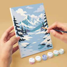 Load image into Gallery viewer, Mini Paint by Numbers Set 15x20cm (6 pieces) - Seasons Around the World