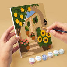 Load image into Gallery viewer, Mini Paint by Numbers Set 15x20cm (6 pieces) - Mediterranean Views