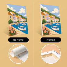 Load image into Gallery viewer, Mini Paint by Numbers Set 15x20cm (6 pieces) - Mediterranean Views