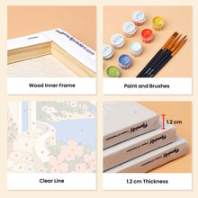 Load image into Gallery viewer, Mini Paint by Numbers Set 15x20cm (6 pieces) - Mediterranean Views