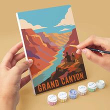 Load image into Gallery viewer, Mini Paint by Numbers Set 15x20cm (6 pieces) - National Parks - Desert Southwest