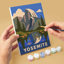 Load image into Gallery viewer, Mini Paint by Numbers Set 15x20cm (6 pieces) - National Parks - Iconic America