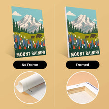 Load image into Gallery viewer, Mini Paint by Numbers Set 15x20cm (6 pieces) - National Parks - Pacific Coast and Cascades