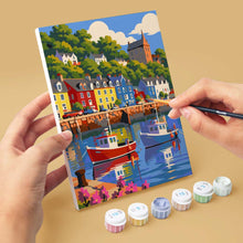 Load image into Gallery viewer, Mini Paint by Numbers Set 15x20cm (6 pieces) - Scotland Travel Classics