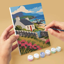 Load image into Gallery viewer, Mini Paint by Numbers Set 15x20cm (6 pieces) - Scottish Coast