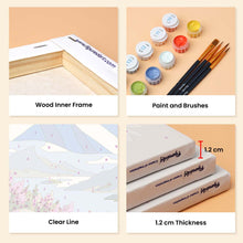 Load image into Gallery viewer, Mini Paint by Numbers Set 15x20cm (6 pieces) - Scottish Icons Collection