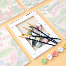 Load image into Gallery viewer, Mini Paint by Numbers Set 15x20cm (6 pieces) - Matcha Time