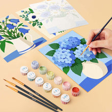 Load image into Gallery viewer, Mini Paint by Numbers Set 15x20cm (6 pieces) - Cozy Thanksgiving